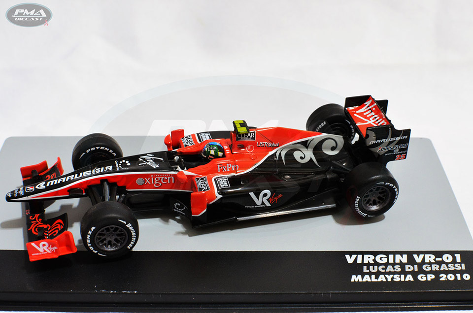 LUCAS DI GRASSI 2010 VIRGIN VR-01 1:43